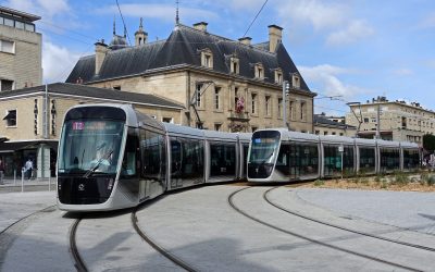 La place des transport en commun dans la ville de Caen